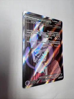 Pokemon Mewtwo EX TCG Team Rockets 213/182 Full Art Destined Rivals English - Image 4