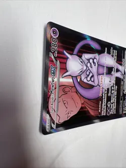 Pokemon Mewtwo EX TCG Team Rockets 213/182 Full Art Destined Rivals English - Image 5