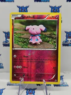 Snubbull - 98/162 - Reverse Holo Pokemon BREAKThrough LP - Image 1
