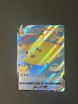 Pokemon Flying Pikachu VMAX 007/025 Celebrations 2021 Full Art Holo - Near Mint - Image 2