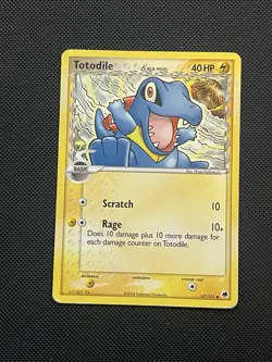 Totodile (Delta Species) 67/101 EX Dragon Frontiers Pokemon TCG MP - Image 1