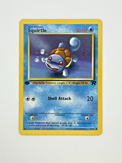 Pokemon TCG - Squirtle 1st Edition 68/82 - Team Rocket - Image 1