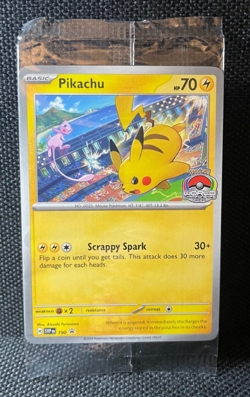 Pikachu Promo 2024 World Championships SVP EN 190 Pokemon Worlds SEALED PROMO - Image 1