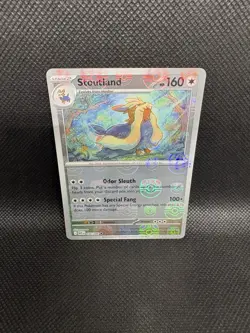 Pokemon TCG Stoutland (Master Ball Pattern) 076/086 White Flare - Image 1