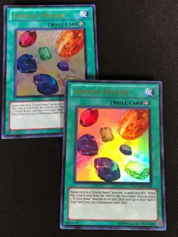 Yugioh Crystal Release LCGX-EN169 Ultra x2 (NM) - Image 1