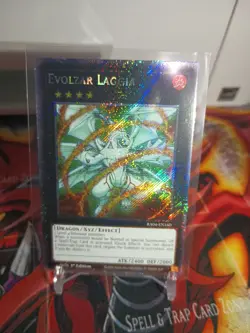 Yugioh Evolzar Laggia RA04-EN160 1st Ed Platinum Secret Rare NM - Image 3