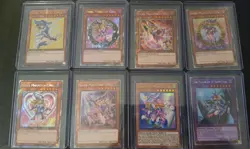 8 Dark Magician Girl Set Platinum Secret Alt Art NM YuGiOh TCG - Image 1
