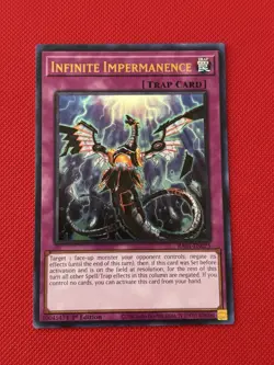 Yugioh! Infinite Impermanence (UR) RA01-EN075 Ultra Rare 1st Edition NM - Image 1