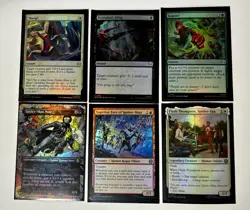 MTG Spider Man! Magic The Gathering (6 Foil Cards) Mint 2025 - Image 1