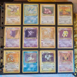 Pokemon Cards - Complete Set Fossil English EX to NM Conditions - Wotc - Image 1