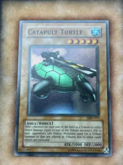 Yu-Gi-Oh Card - MRD-075 - CATAPULT TURTLE NM/Mint Original Print - Image 1