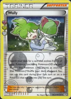 Wally RC27/RC32 Holo Generations: Radiant Collection Pokemon Card MP/MP - Image 1