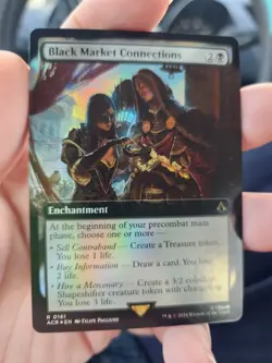 EXACT CARD PICTURED Black Market Connections ACR 0161 MTG Assassin's Creed Foil - Image 1