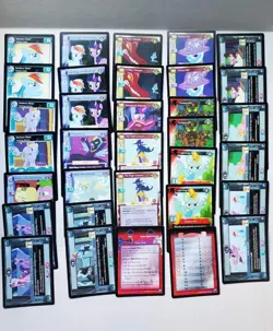 My Little Pony CCG Canterlot Nights Luna & Rainbow Dash Theme Deck 2 Foil Cards - Image 4