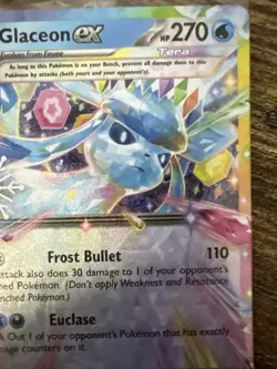 Glaceon EX Prismatic Evolutions Stamped Promo Card 026/131 Surprise Box Sealed - Image 4