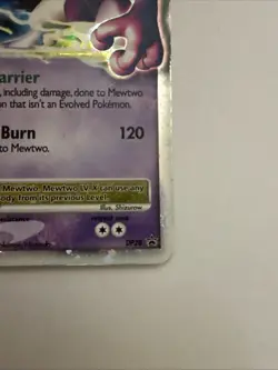 Pokemon TCG Mewtwo LV.X Black Star Promo DP28 Holo Card - Image 4
