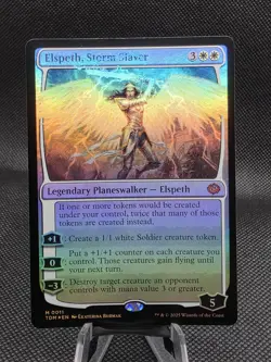 MTG - [FOIL] Elspeth, Storm Slayer - Tarkir: Dragonstorm - Image 1