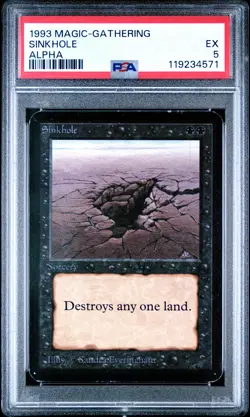 1993 MTG ALPHA SINKHOLE PSA 5 - Image 1