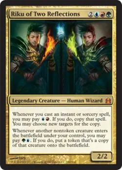 [1x] Riku of Two Reflections Slight Play, English Commander 2011 MTG Magic - Image 1