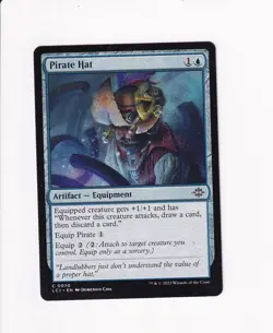 2023 MTG MAGIC THE LOST CAVERNS OF IXALAN PIRATE HAT (#2) - Image 1