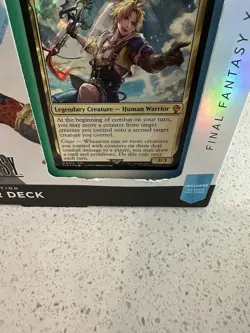 MTG Magic Final Fantasy Counter Blitz Commander Deck Collector’s Edition Tidus - Image 2