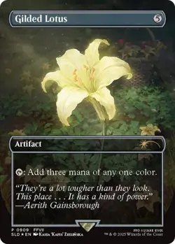 Gilded Lotus (Rainbow Foil) (909) Secret Lair Drop Foil - Image 1