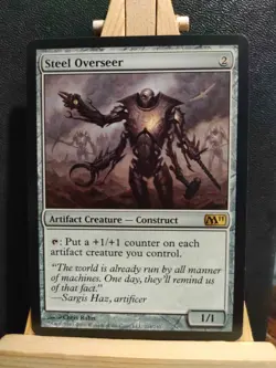 Steel Overseer - Magic 2011 (M11) - Rare - NM to LP (see pics) MTG - Image 1