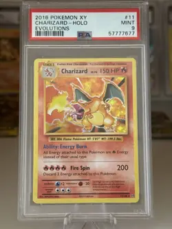 Charizard 11/108 XY Evolutions Holo 2016 PSA 9 Pokemon TCG *57777677 Cert!* - Image 1