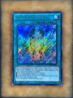 Yugioh Oracle of Zefra CROS-EN060 Secret Rare 1st Ed NM - Image 1