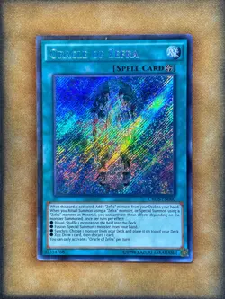 Yugioh Oracle of Zefra CROS-EN060 Secret Rare NM - Image 1