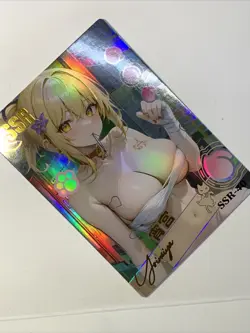 Yoimiya Genshin Impact SSR 40 Goddess Story Waifu Card Girl Anime Sexy Holo Cute - Image 4