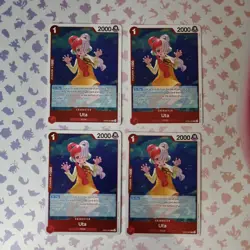 OP09-002 Uta One Piece Card Game x4 Playset EMPERORS IN THE NEW WORLD RED TCG - Image 1