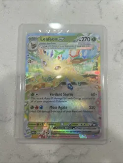 Pokemon TCG Leafeon ex 006/131 2025 Prismatic Evolutions Double Rare Card - NM - Image 1