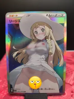 Lillie Nude XXX Waifu Trainer Set - 5 Custom DIY Foil Cards - Image 2