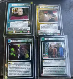 Large Lot Star Trek Black Border CCG 650+ Cards - Image 1