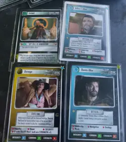 Large Lot Star Trek Black Border CCG 650+ Cards - Image 2
