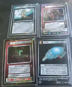 Large Lot Star Trek Black Border CCG 650+ Cards - Image 5