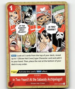 One Piece Card Game n Two Years!! At the Sabaody Archipelago!! Romance Dawn UC - Image 1