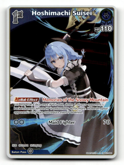 hololive OFFICIAL CARD GAME Hoshimachi Suisei (R) hBP01-080 - Blooming Radiance - Image 1