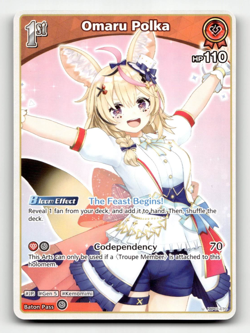 hololive OFFICIAL CARD GAME Omaru Polka (U) hBP01-070 - Blooming Radiance - Image 1