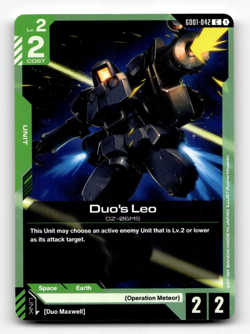 Gundam Card Game Duo's Leo GD01-042 - Newtype Rising - Image 1