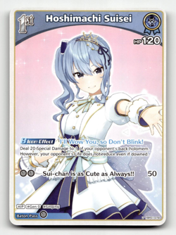 hololive OFFICIAL CARD GAME Hoshimachi Suisei (U) hBP01-079 - Blooming Radiance - Image 1