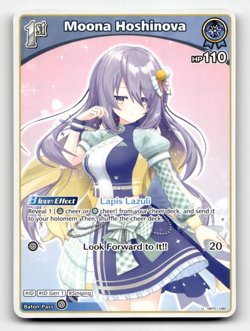hololive OFFICIAL CARD GAME Moona Hoshinova (U) hBP01-090 - Blooming Radiance - Image 1