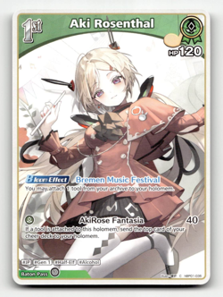 hololive OFFICIAL CARD GAME Aki Rosenthal (C) hBP01-035 - Blooming Radiance - Image 1