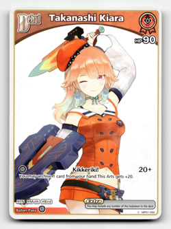 hololive OFFICIAL CARD GAME Takanashi Kiara (C) hBP01-062 - Blooming Radiance - Image 1