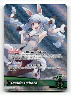 hololive OFFICIAL CARD GAME Usada Pekora (OSR) hBP01-004 - Blooming Radiance - Image 1
