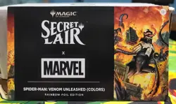 Secret Lair x Venom Unleashed (Colors) Foil MTG Bundle w/ Lands Bonus Card - Image 2