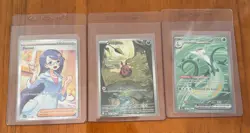 Lot of 3 Pokemon Black Bolt IR/UR Cards #132,#156,#162 - Image 1