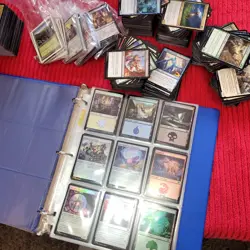 10 Pages of English ALL FOIL Cards Collection in Binder. And 1,000 Bulk MTG Lot - Image 4