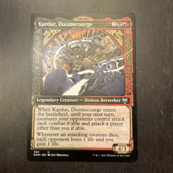 MTG STARTER COMMANDER DECK - Kardur, Doomscourge - R/B Ninjutsu - Image 1